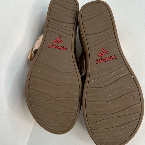 VIONIC Women's Anitra Wedge Sandals Platform Orthotic Arch Support Size 7 - Picture 9 of 13